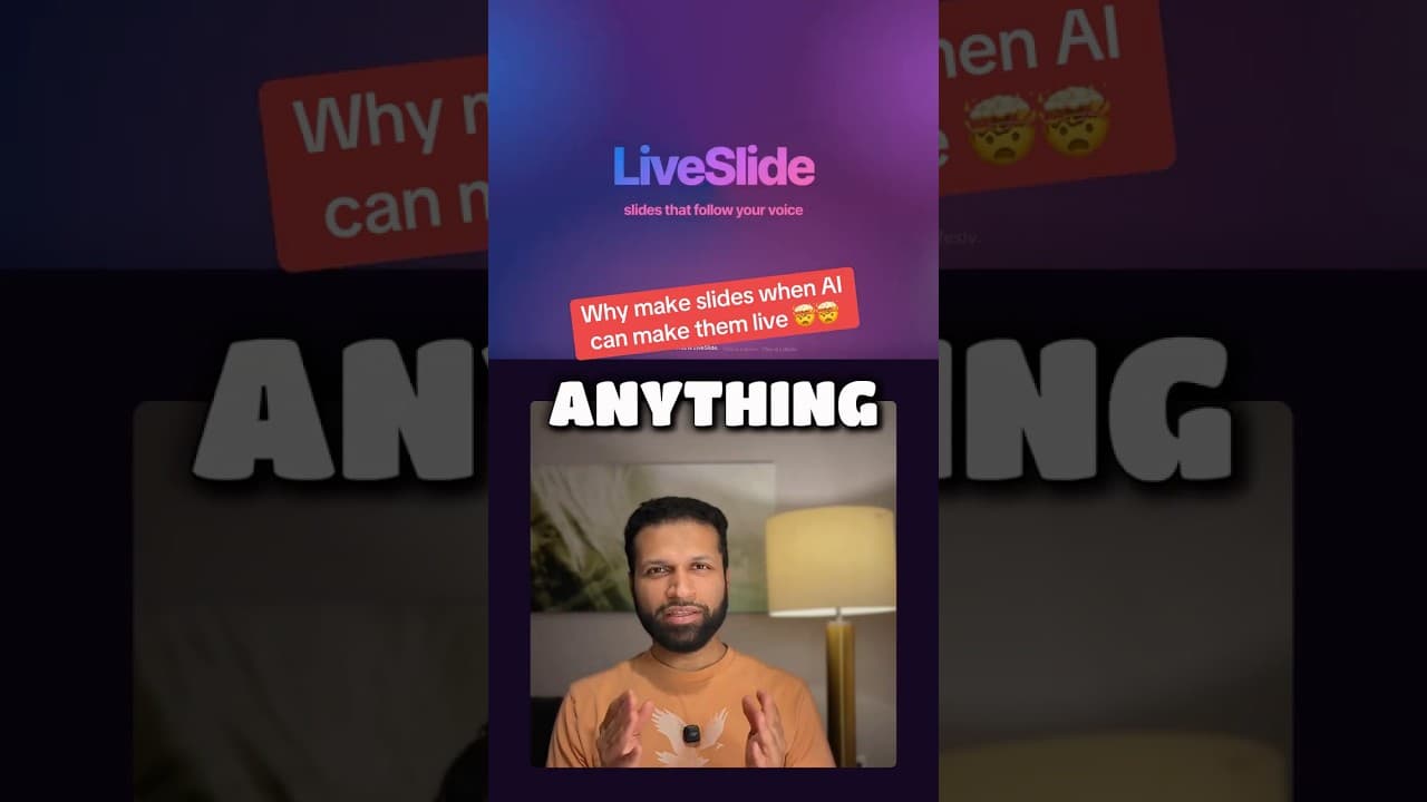 Slides Generate live! The future of AI #ai