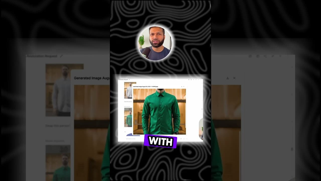Nano Banana Virtual Try On! #ai #gemini #nanobanana