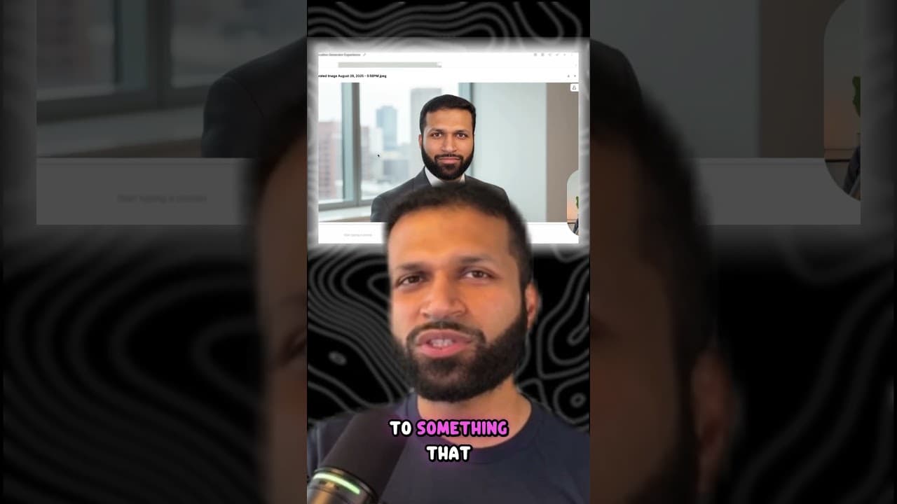 Professional headshot with Nano Banana #ai #aiwebsites #artificialintelligence